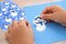 Animated Snowman Die-Cut Stickers – 25 Sheets of Holographic Winter Stickers for Kids, Crafts & Classroom Projects